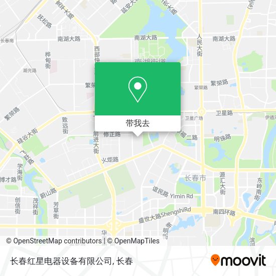 长春红星电器设备有限公司地图