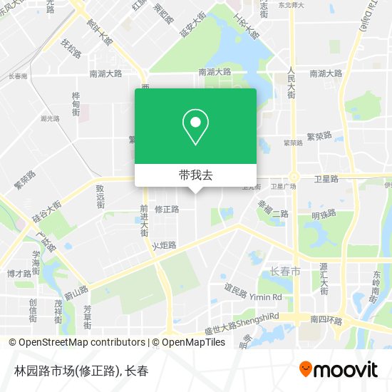 林园路市场(修正路)地图