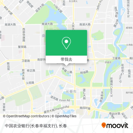 中国农业银行(长春幸福支行)地图