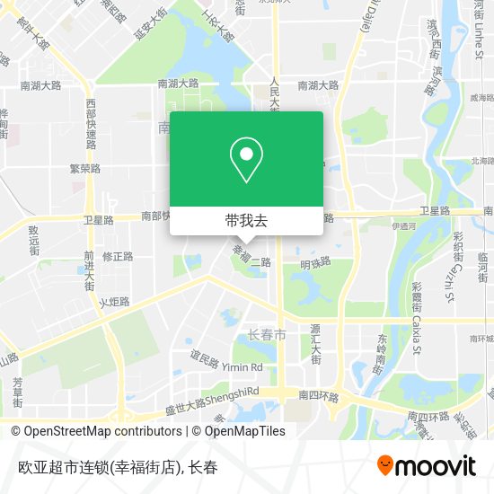 欧亚超市连锁(幸福街店)地图
