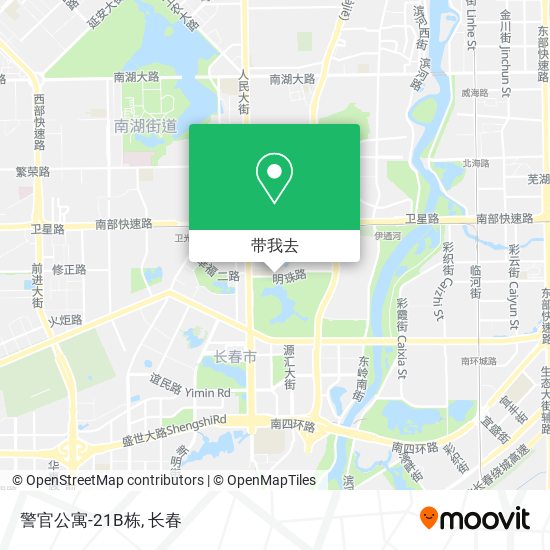 警官公寓-21B栋地图