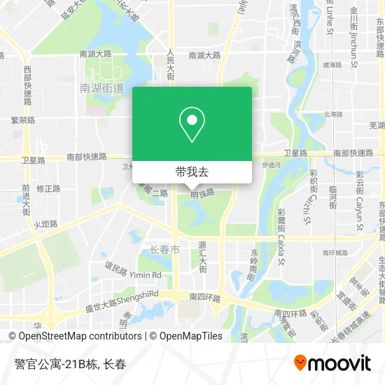 警官公寓-21B栋地图