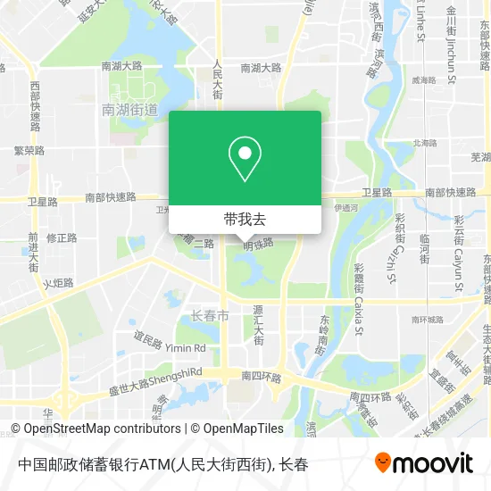 中国邮政储蓄银行ATM(人民大街西街)地图