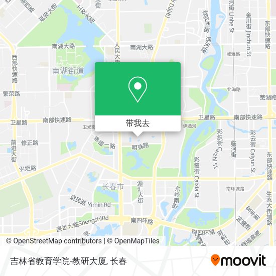 吉林省教育学院-教研大厦地图