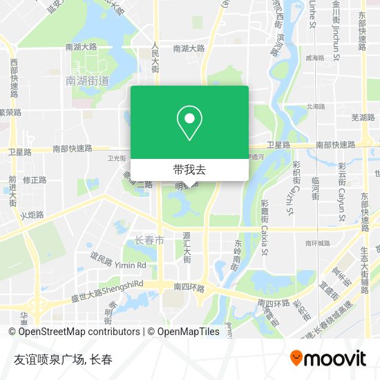 友谊喷泉广场地图