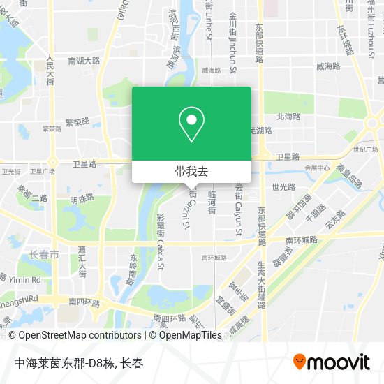 中海莱茵东郡-D8栋地图