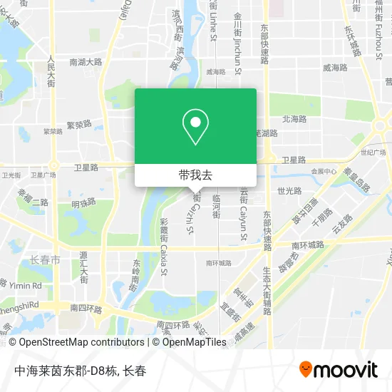 中海莱茵东郡-D8栋地图