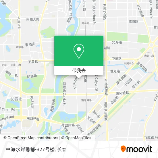 中海水岸馨都-B27号楼地图