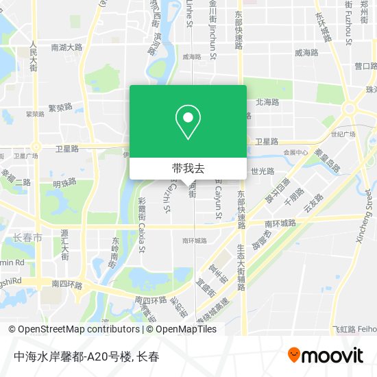 中海水岸馨都-A20号楼地图