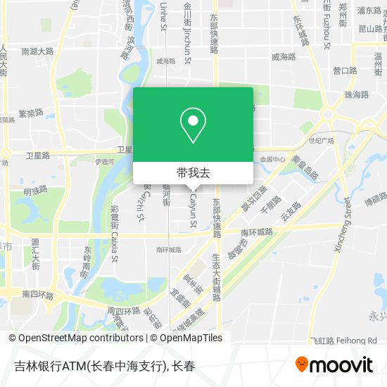 吉林银行ATM(长春中海支行)地图