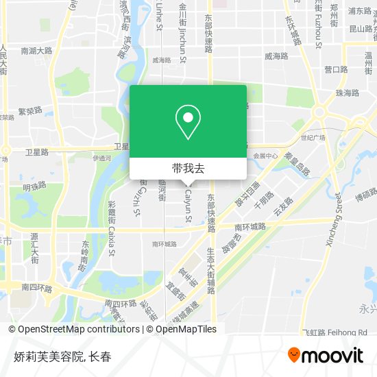 娇莉芙美容院地图