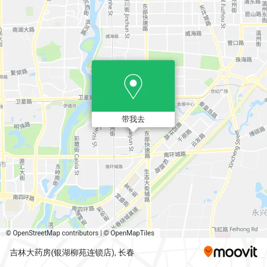 吉林大药房(银湖柳苑连锁店)地图