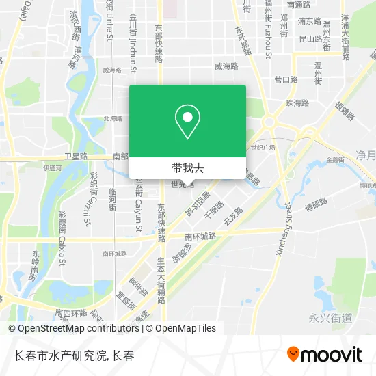 长春市水产研究院地图