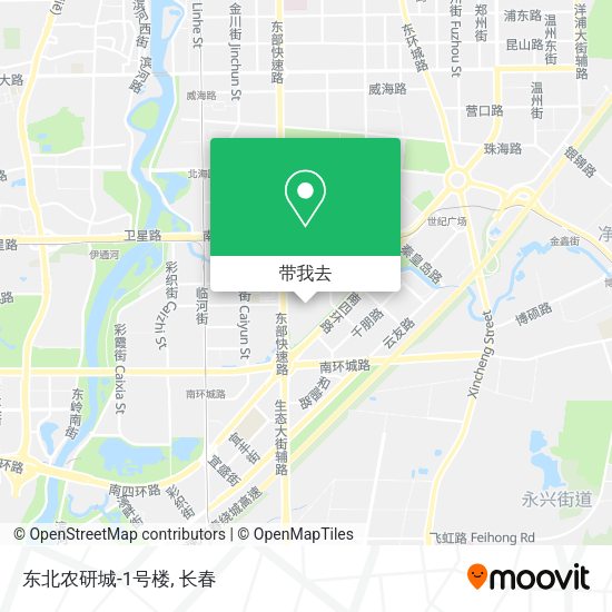 东北农研城-1号楼地图