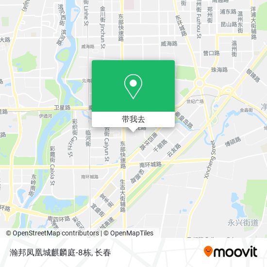 瀚邦凤凰城麒麟庭-8栋地图