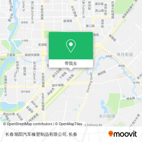 长春旭阳汽车橡塑制品有限公司地图