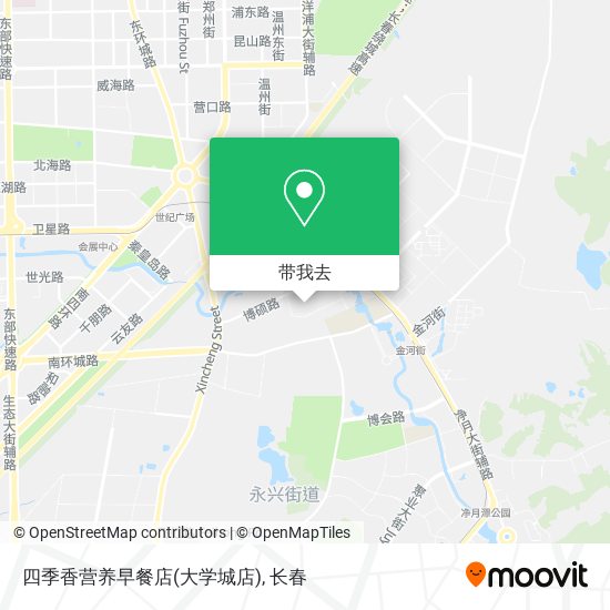 四季香营养早餐店(大学城店)地图