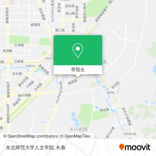 东北师范大学人文学院地图