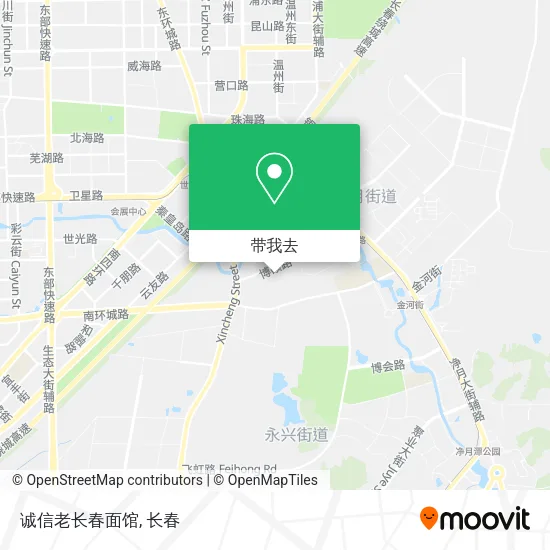 诚信老长春面馆地图