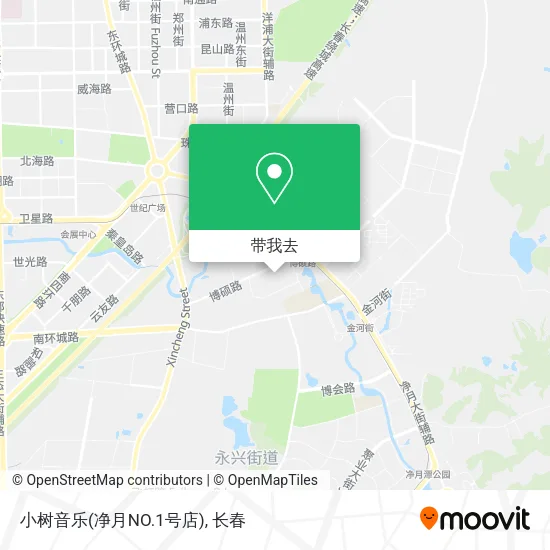 小树音乐(净月NO.1号店)地图