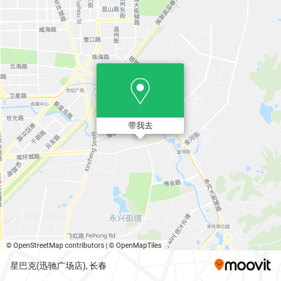 星巴克(迅驰广场店)地图