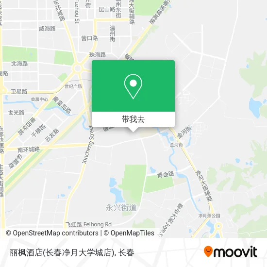 丽枫酒店(长春净月大学城店)地图