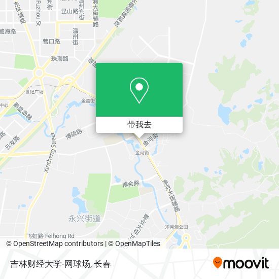 吉林财经大学-网球场地图