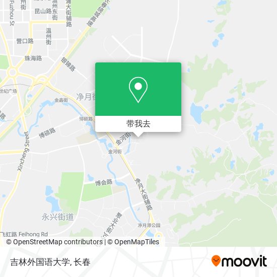 吉林外国语大学地图