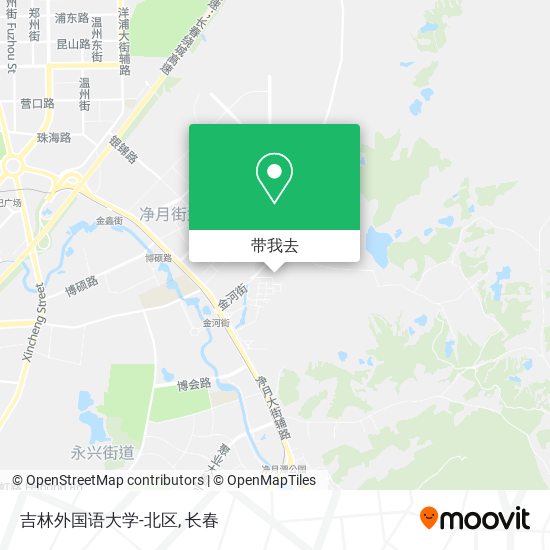 吉林外国语大学-北区地图
