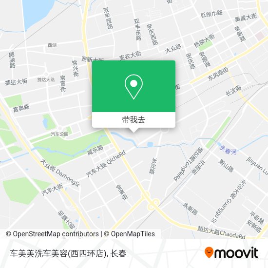 车美美洗车美容(西四环店)地图