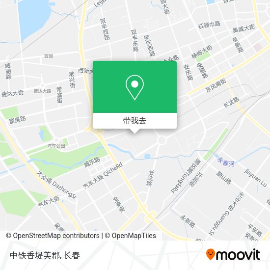 中铁香堤美郡地图