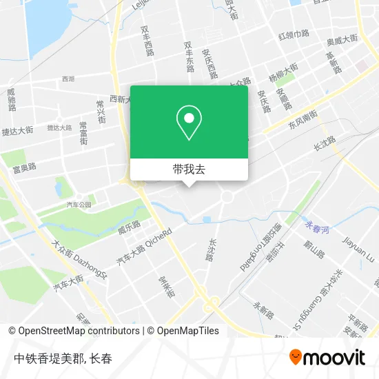中铁香堤美郡地图