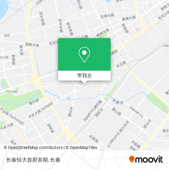 长春恒大首府首期地图