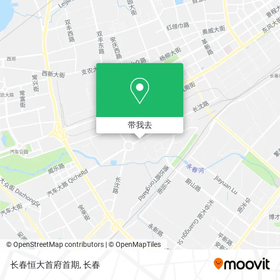 长春恒大首府首期地图