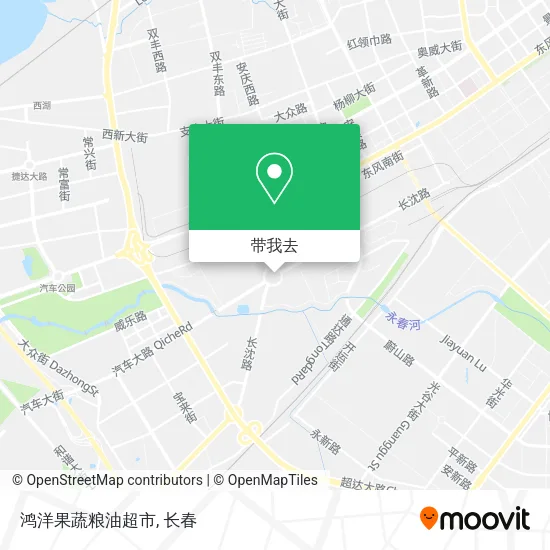 鸿洋果蔬粮油超市地图