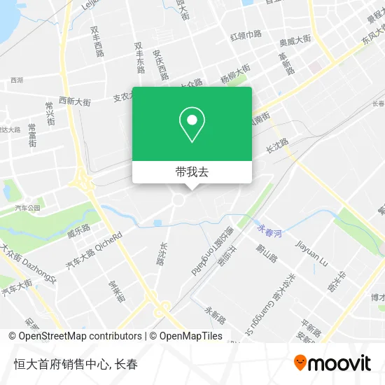 恒大首府销售中心地图