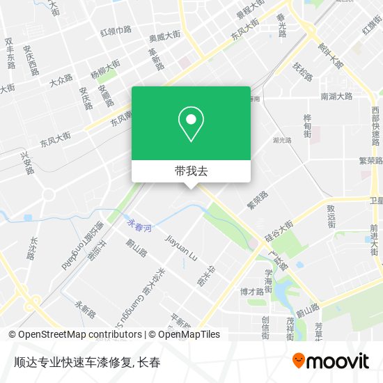 顺达专业快速车漆修复地图