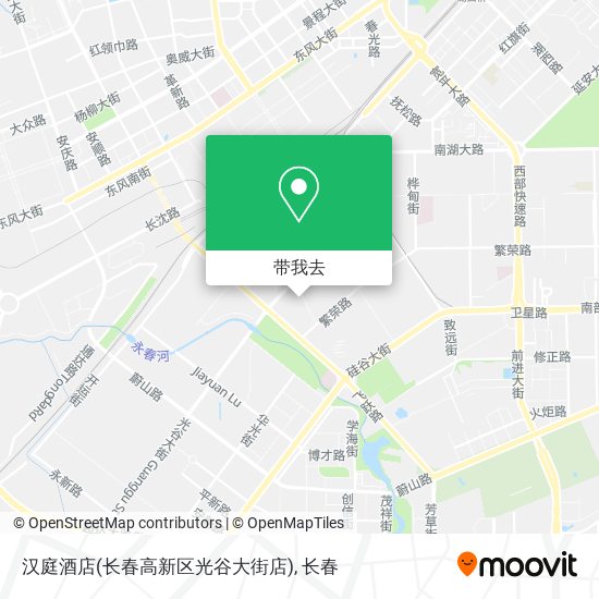 汉庭酒店(长春高新区光谷大街店)地图