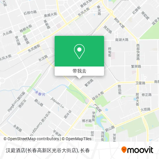 汉庭酒店(长春高新区光谷大街店)地图