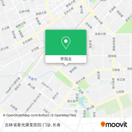 吉林省春光康复医院-门诊地图