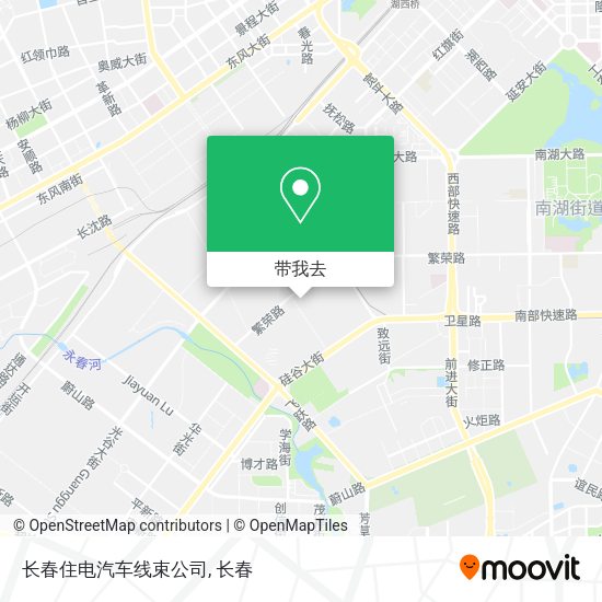 长春住电汽车线束公司地图