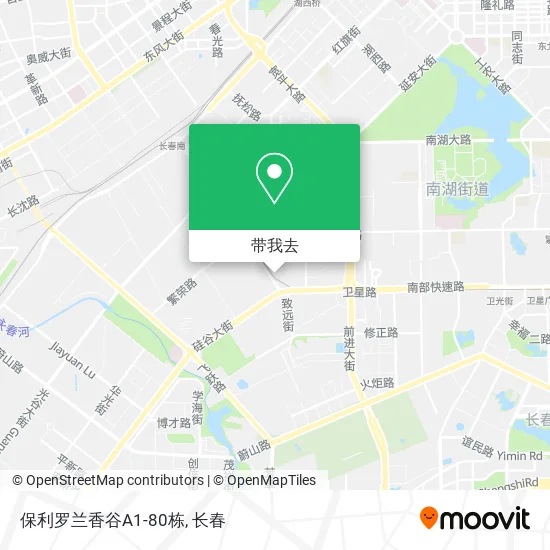 保利罗兰香谷A1-80栋地图