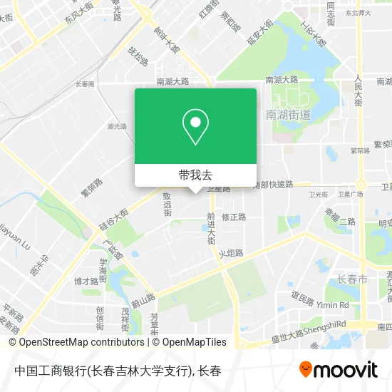 中国工商银行(长春吉林大学支行)地图