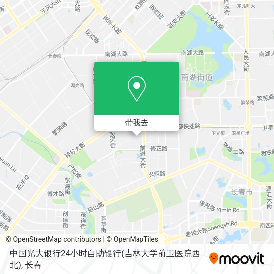 中国光大银行24小时自助银行(吉林大学前卫医院西北)地图