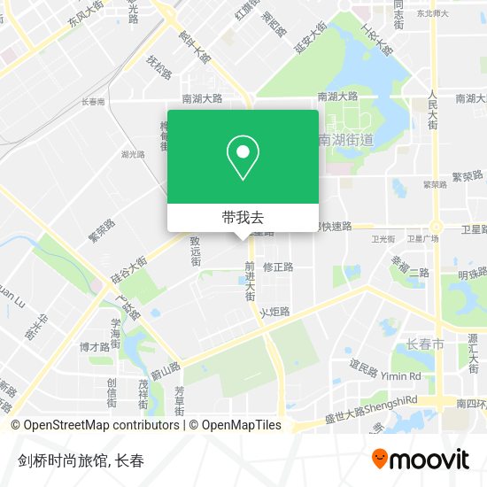 剑桥时尚旅馆地图