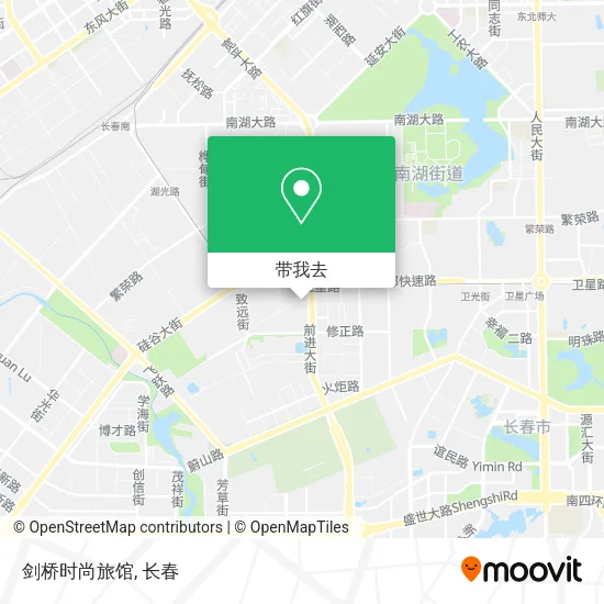 剑桥时尚旅馆地图
