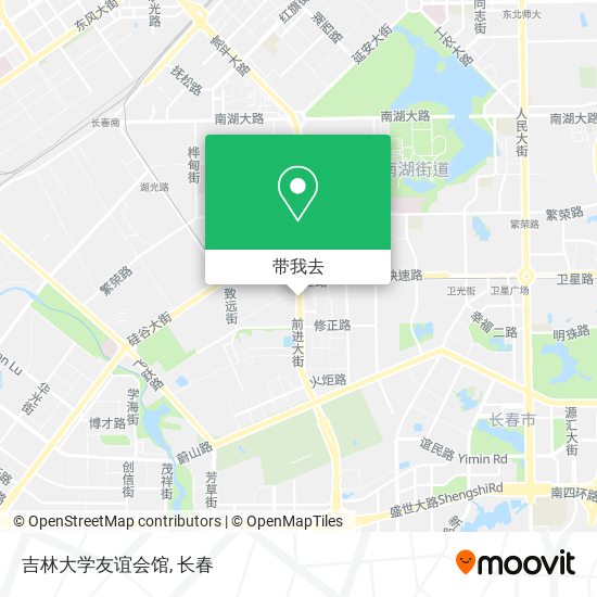 吉林大学友谊会馆地图