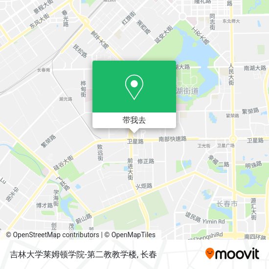 吉林大学莱姆顿学院-第二教教学楼地图
