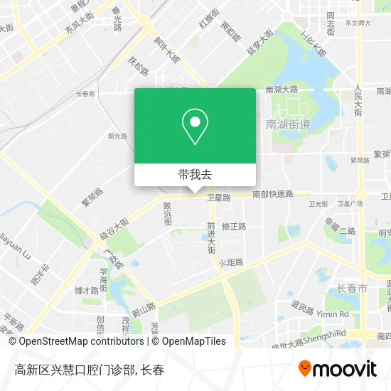 高新区兴慧口腔门诊部地图