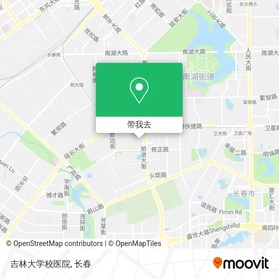 吉林大学校医院地图